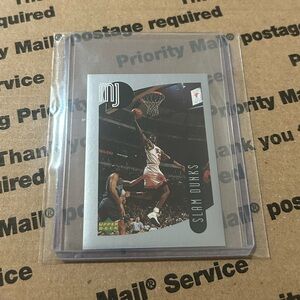 Michael Jordan ‘98 UD Sticker Card No. 104